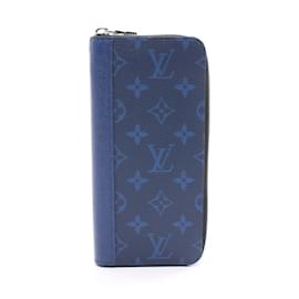 Louis Vuitton-Portefeuille Zippy Louis Vuitton-Bleu,Bleu Marine