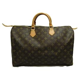 Louis Vuitton-Louis Vuitton Speedy 40 Handbag-Brown