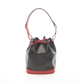 Louis Vuitton-Sac à épaule Noé Epi Louis Vuitton-Noir,Rouge