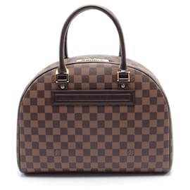 Louis Vuitton-Sac à main Louis Vuitton Nolita Damier Ebene-Marron