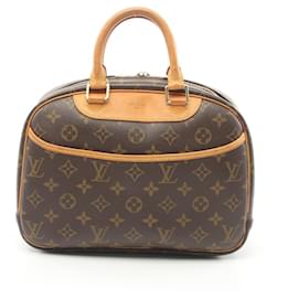 Louis Vuitton-Louis Vuitton Trouville Monogram Handtasche-Braun,Monogramm