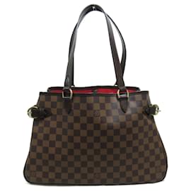 Louis Vuitton-Sac à épaule Batignolles Horizontal Louis Vuitton-Marron,Damier ebène