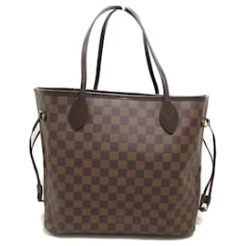 Louis Vuitton-Louis Vuitton Neverfull MM Tote Bag-Brown,Damier ebene