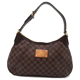 Louis Vuitton-Sac à épaule Thames GM Louis Vuitton-Marron,Damier ebène