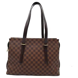 Louis Vuitton-Chelsea Tote Bag von Louis Vuitton-Braun,Damier ebene