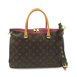 Louis Vuitton-Louis Vuitton Pallas Tote Bag-Brown