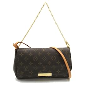 Louis Vuitton-Louis Vuitton Favorite MM Shoulder Bag-Brown