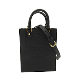 Louis Vuitton-Louis Vuitton Petite Sac Plat Shoulder Bag-Black