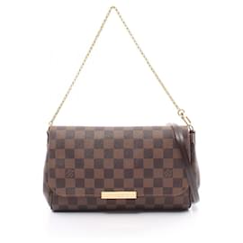 Louis Vuitton-Louis Vuitton Favorite MM Handbag-Brown,Damier ebene