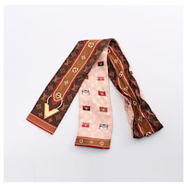 Louis Vuitton-Louis Vuitton Bandeau Mal Scarf-Brown,Multiple colors