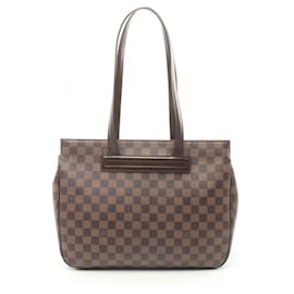 Louis Vuitton-Sac à main Louis Vuitton Parioli PM Damier Ebene-Marron