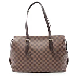 Louis Vuitton-Sac à main Chelsea Damier Ébène Louis Vuitton-Marron