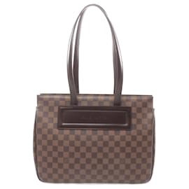 Louis Vuitton-Louis Vuitton Parioli PM Damier Ebene Tote Bag-Braun