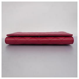 Chanel-Chanel Long Wallet in Red Caviar Leather-Red