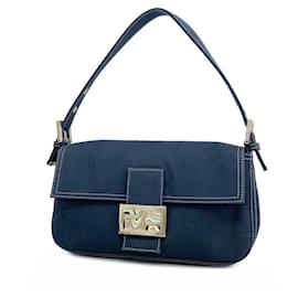 Fendi-Sac à main Fendi Mamma Bucket-Bleu Marine