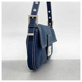 Fendi-Sac à main Fendi Mamma Bucket-Bleu Marine