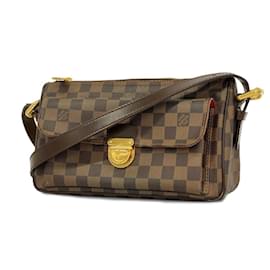 Louis Vuitton-Sac à épaule Louis Vuitton Damier Ravello GM-Damier ebène