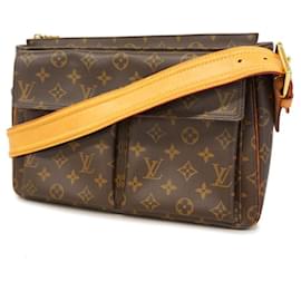 Louis Vuitton-Louis Vuitton Monogram Vivacite GM Schultertasche-Braun