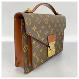 Louis Vuitton-Louis Vuitton Monogram Montsouris 26 Handtasche-Braun