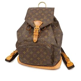 Louis Vuitton-Louis Vuitton Monogram Montsouris GM Rucksack-Braun