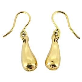 Tiffany & Co-Tiffany 18K Yellow Gold Teardrop Stud Earrings-Other