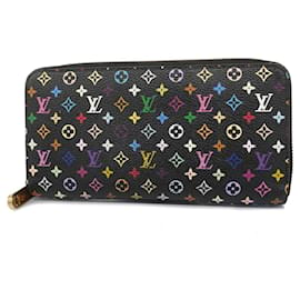 Louis Vuitton-Louis Vuitton Monogram Multicolor Zippy Coin Purse-Red,Multiple colors