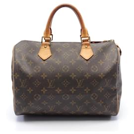 Louis Vuitton-Louis Vuitton Speedy 30 Monogram Handbag-Brown,Monogram