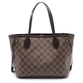 Louis Vuitton-Sac tote Louis Vuitton Neverfull PM Damier Ebene-Marron