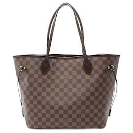 Louis Vuitton-Louis Vuitton Neverfull MM Damier Ebene Tote Bag-Braun