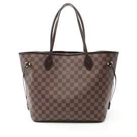 Louis Vuitton-Louis Vuitton Neverfull MM Damier Ebene Tote Bag-Braun