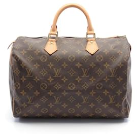 Louis Vuitton-Louis Vuitton Speedy 35 Monogram Handtasche-Braun,Monogramm