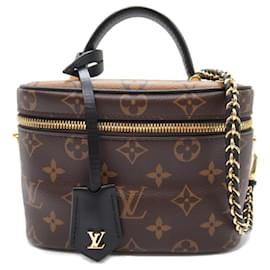 Louis Vuitton-Sac à épaule Louis Vuitton Vanity NV PM-Marron,Monogramme