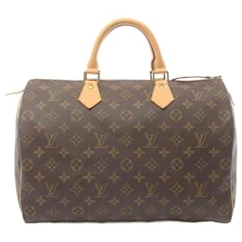 Louis Vuitton-Louis Vuitton Speedy 35 Monogram Handtasche-Braun,Monogramm