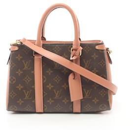 Louis Vuitton-Sac à main Louis Vuitton Soufflot NV BB Monogram Pêche-Marron,Rose,Autre,Monogramme