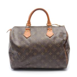 Louis Vuitton-Louis Vuitton Speedy 30 Monogram Handtasche-Braun,Monogramm