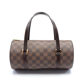 Louis Vuitton-Louis Vuitton Papillon 26 Damier Ebene Handtasche-Braun,Damier ebene