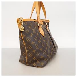 Louis Vuitton-Louis Vuitton Monogram Palermo PM Handtasche-Braun