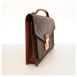 Louis Vuitton-Louis Vuitton Handtasche Monogram Monceau 28 M51185-Braun