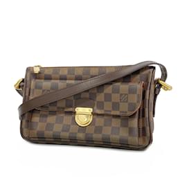 Louis Vuitton-Sac à épaule Louis Vuitton Damier Ravello GM-Damier ebène