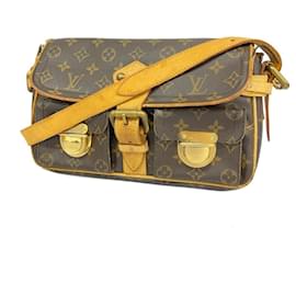 Louis Vuitton-Louis Vuitton Monogram Hudson PM Schultertasche-Braun