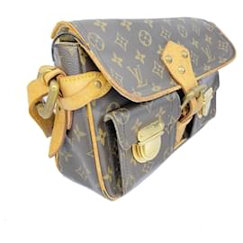 Louis Vuitton-Louis Vuitton Monogram Hudson PM Schultertasche-Braun