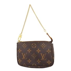 Louis Vuitton-Monogramm Pochette Accessoires Louis Vuitton-Braun