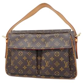 Louis Vuitton-Louis Vuitton Monogram Vivacite GM Schultertasche-Braun