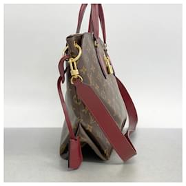 Louis Vuitton-Louis Vuitton Monogram Flower Zipped Tote MM-Bordeaux