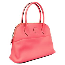 Hermès-Hermes Bolide 27 Handbag in Rose Azalee-Pink