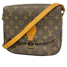 Louis Vuitton-Louis Vuitton Monogram Saint-Clair GM Schultertasche-Braun