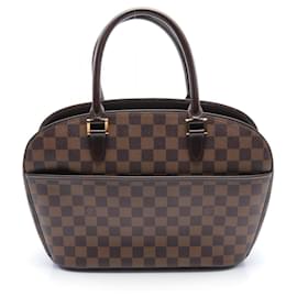 Louis Vuitton-Louis Vuitton Saria Horizontale Damier Ebene Handtasche-Braun