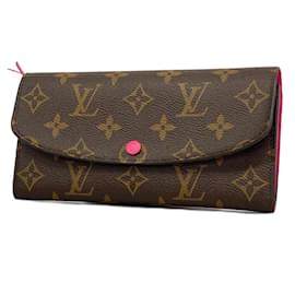 Louis Vuitton-Louis Vuitton Long Wallet Monogram Portefeuille Emily M41943-Pink