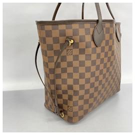 Louis Vuitton-Bolso Tote Louis Vuitton Damier Neverfull MM-Damier ebene