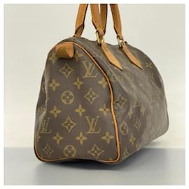 Louis Vuitton-Bolso Louis Vuitton Monogram Speedy 25-Castaño